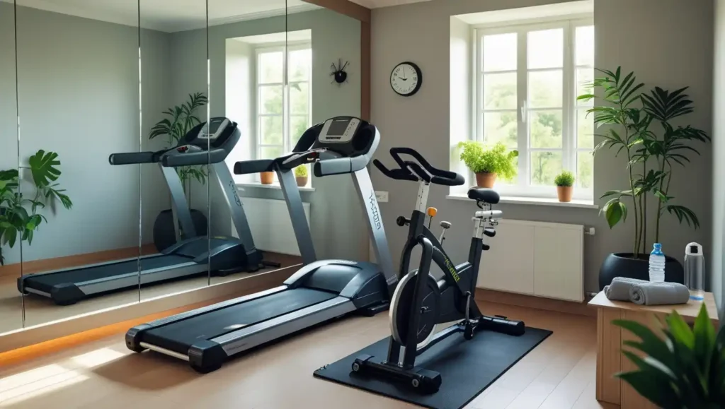 A compact, stylish Home Gym in a Small Space