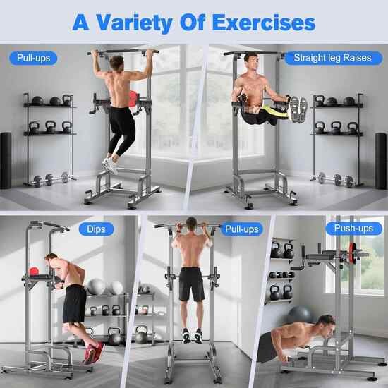 RELIFE REBUILD YOUR LIFE Power Tower Pull Up Bar