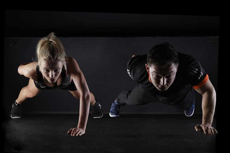 modern living room home gym featuring Strength Training at Home