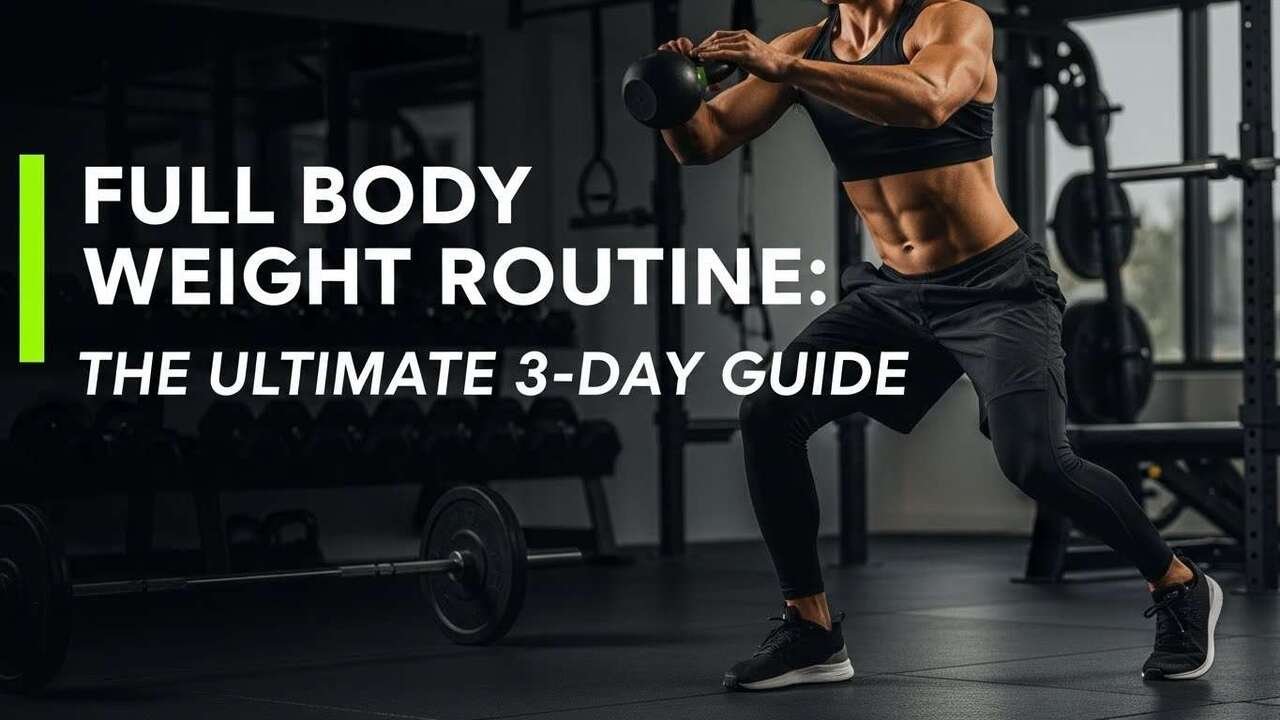 Full Body Weight Routine: The Ultimate 3-Day Guide