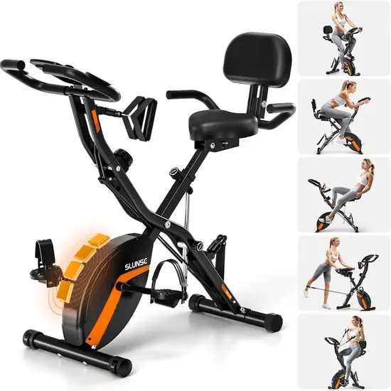 SLUNSE 5 IN 1 Foldable Stationary Bike
