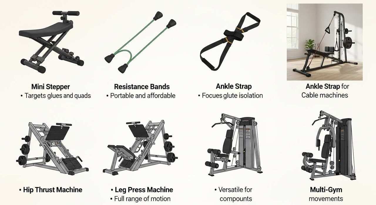Workout Machine Glutes: Best Home Equipment Guide