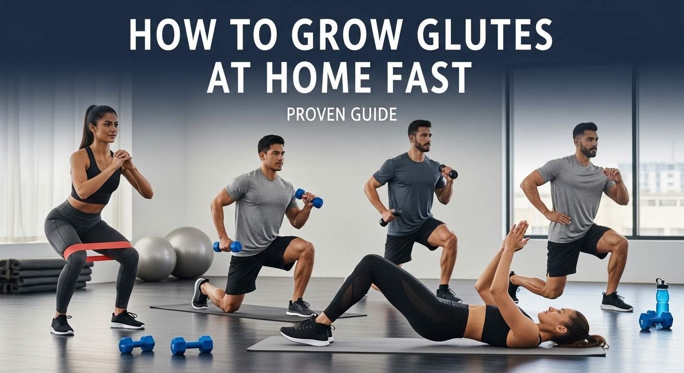 How to Grow Glutes at Home Fast | Proven Guide