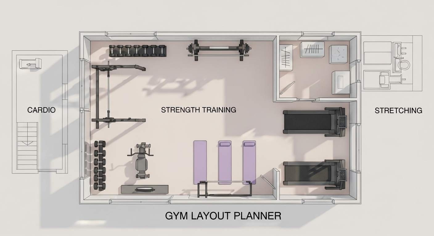 Gym Layout Planner: Design Your Gym Space Efficiently