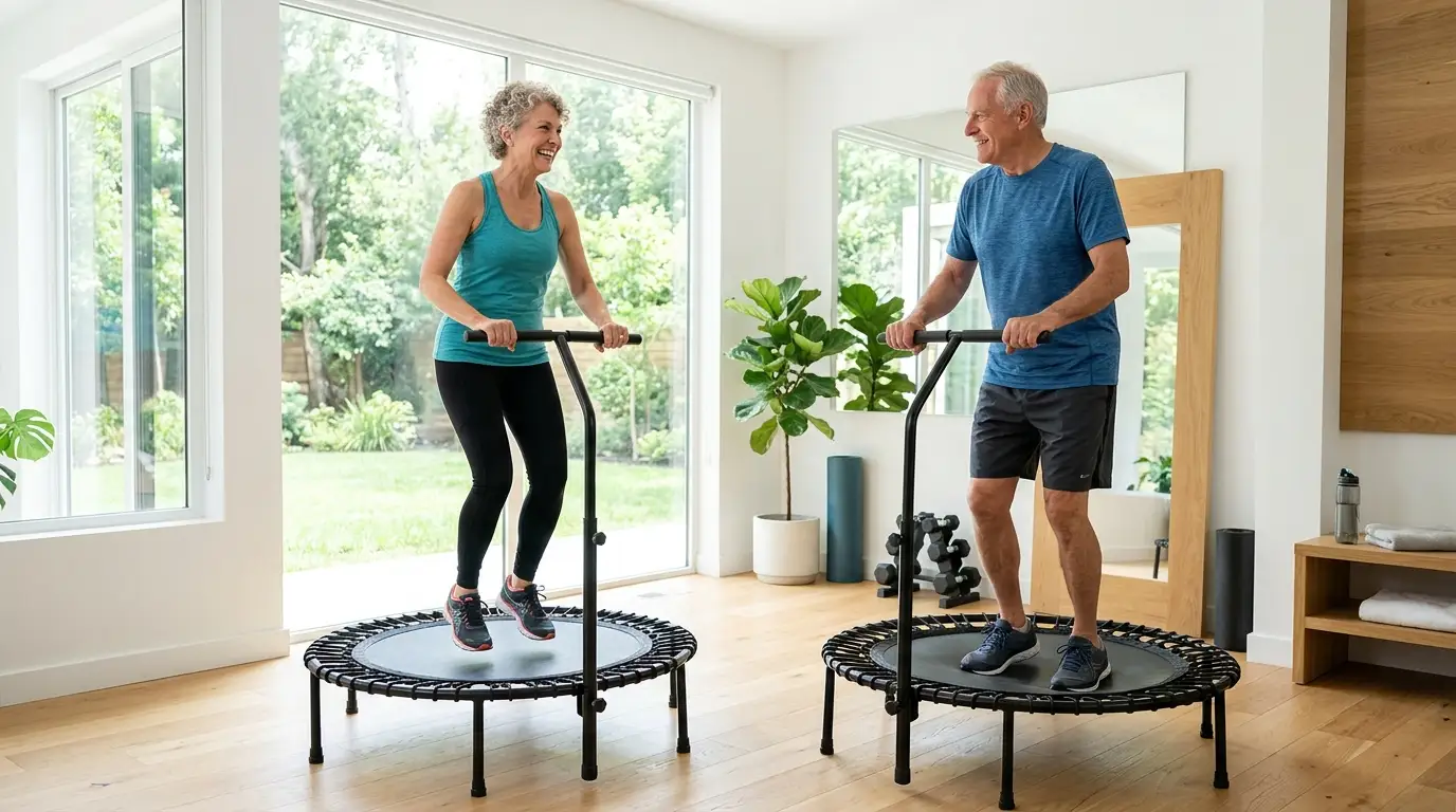 Mini Trampoline Workouts for Seniors: Safe & Easy