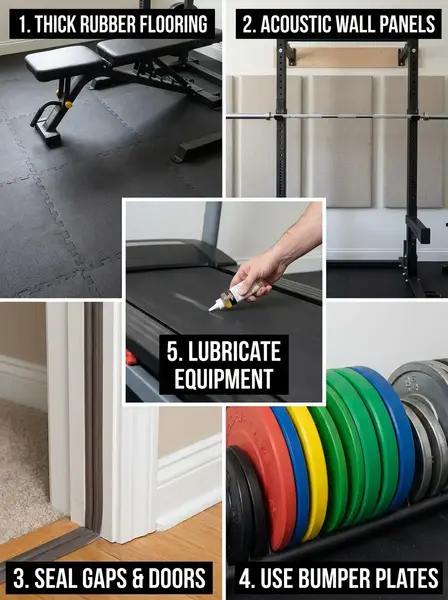 Top 5 Ways to Reduce Home Gym Noise.