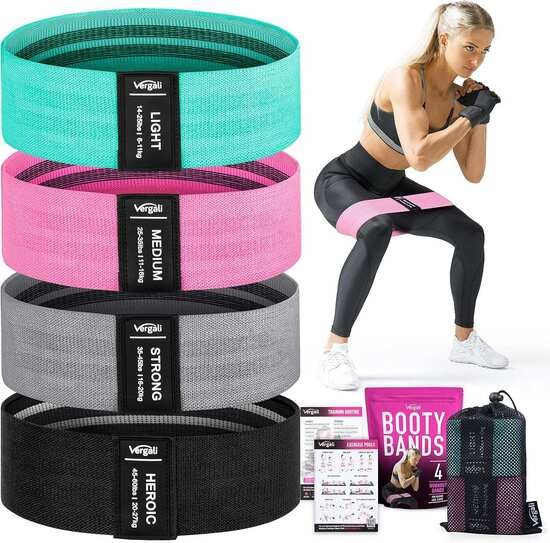 Fabric Booty Bands: Complete Glute Band Guide 2 4 Booty Bands for Women Men Fabric Elastic Bands for Exercise