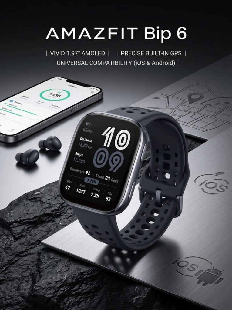 Amazfit Bip 6 Smart Watch amazon