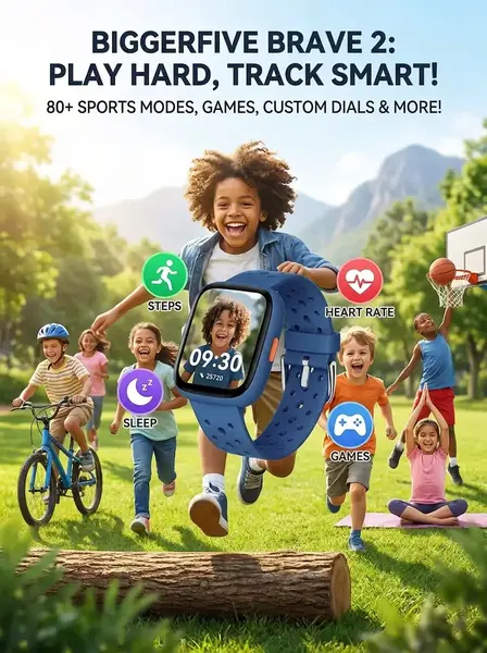BIGGERFIVE Kids Smart Watch Without a Phone  Needed review