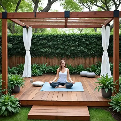 Outdoor Gym Ideas for Backyards: 15 Stylish & Practical Setups 13 Backyard functional gym with artificial turf training area and fitness equipment