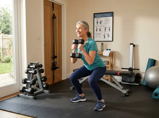 Image freaturing Gym Equipment for Bone Health After 50