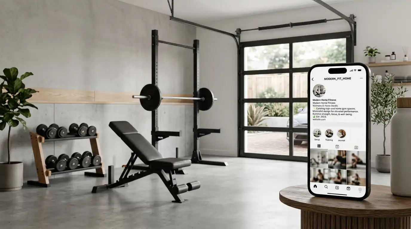 50+ Minimalist Home Gym Instagram Bios (Copy & Paste Layouts)