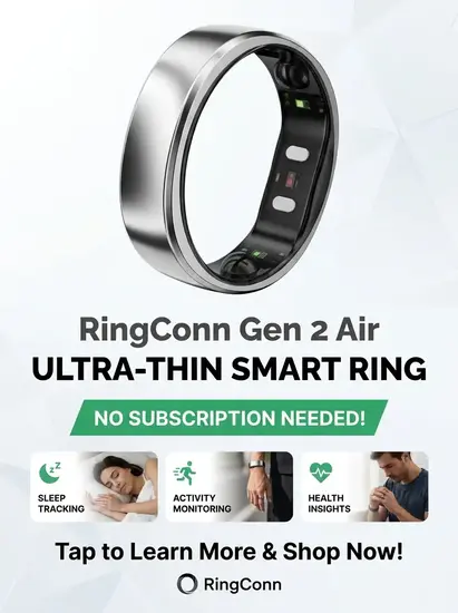 RingConn Gen 2 Air Ultra-Thin Smart Ring