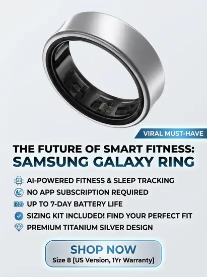 SAMSUNG Galaxy Ring, AI Smart Ring
