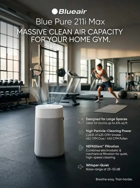 Best Air Purifiers for Home Gyms (2026 Buyer's Guide) 5 BLUEAIR Air Purifiers for Home