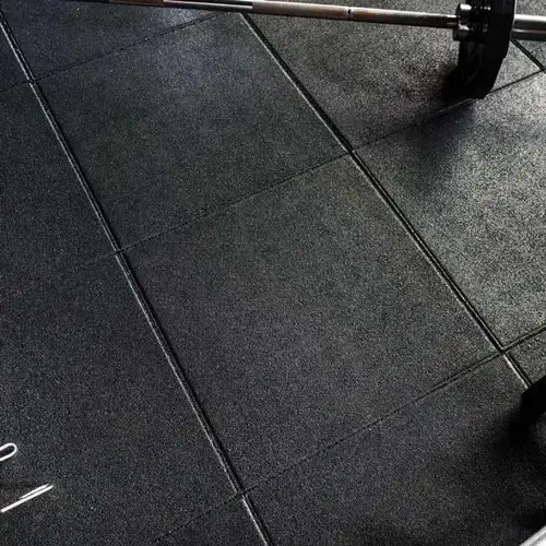 Soundproof Gym Flooring for Apartments: What Works? 2 Dense rubber gym mats and tiles