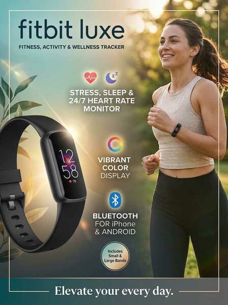 Fitbit Luxe Fitness Activity Wellness Tracker