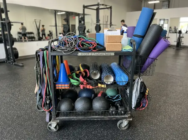 GYM Rolling Cart