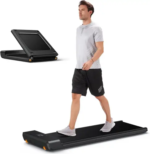 Best Quiet Walking Pads for Apartments (2026 Buying Guide) 3 Walking pad with a wider walking surface in a home office
