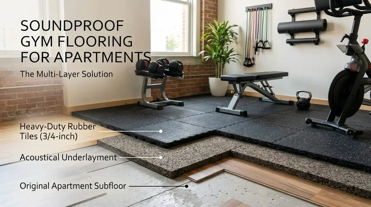 Soundproof Gym Flooring for Apartments: What Works?