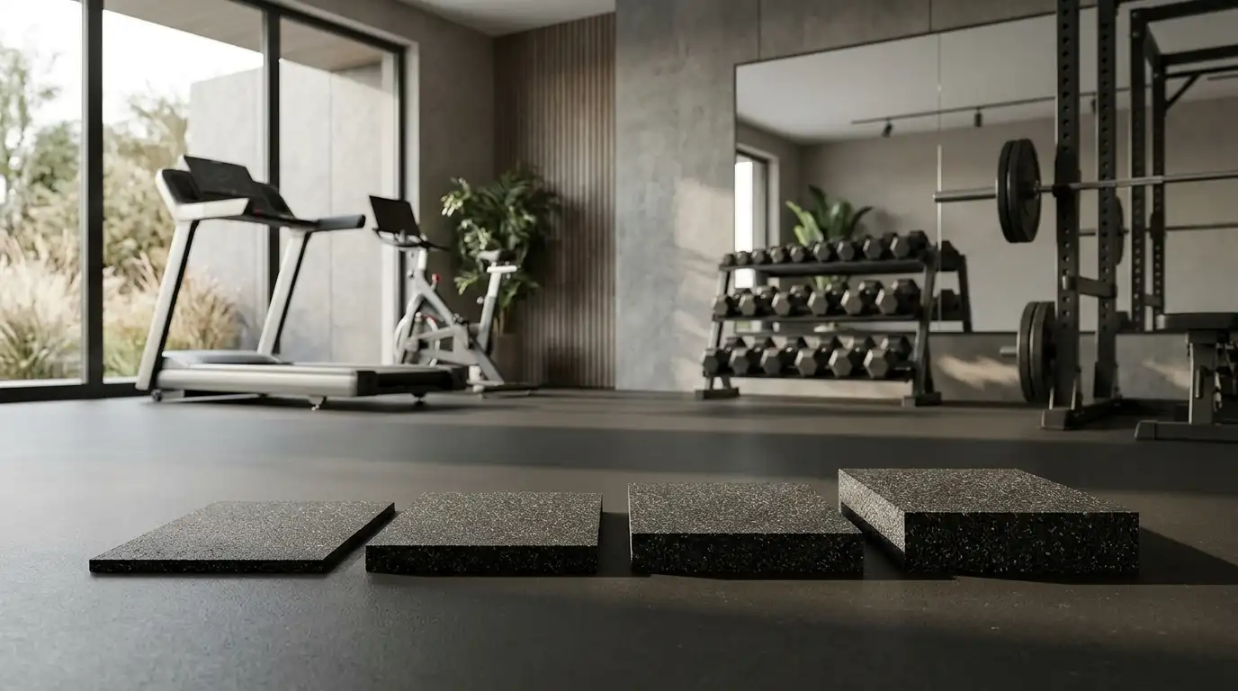 What Thickness Should Home Gym Flooring Be?